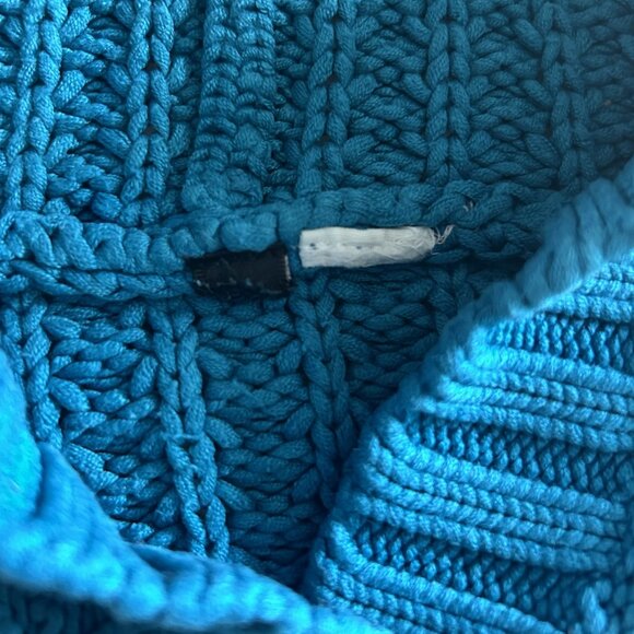 RARE H&M Teal Hooded Cardigan ASO Luna Lovegood - Picture 7 of 7